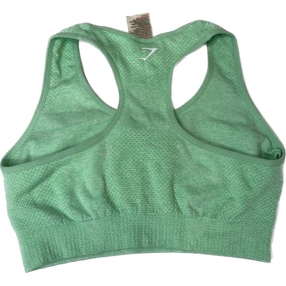 Gymshark Sport Bra Seamless Green Set Of 2 Small - Picture 6 of 9